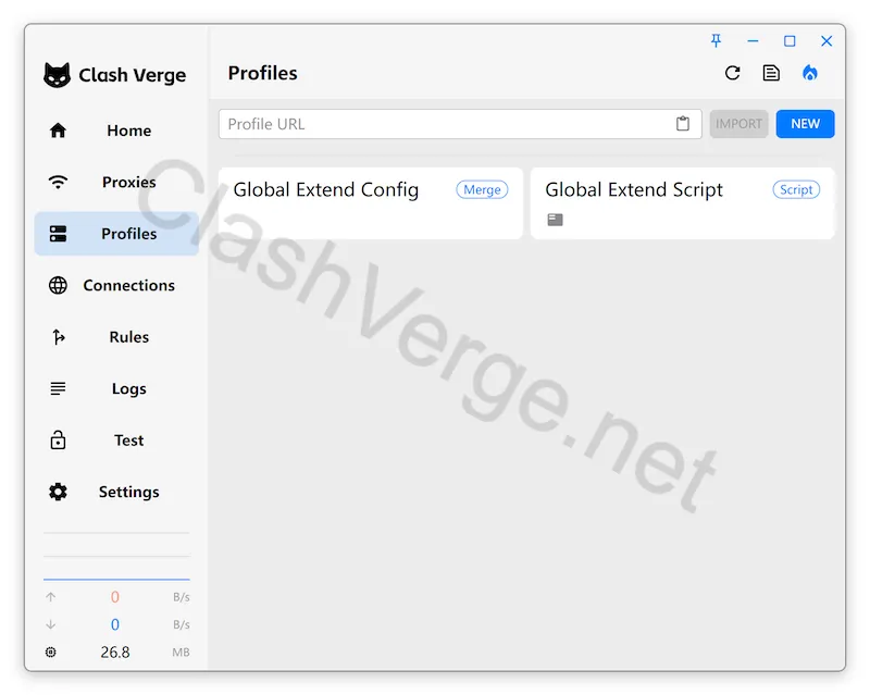 Empty Subscription in Clash Verge Rev